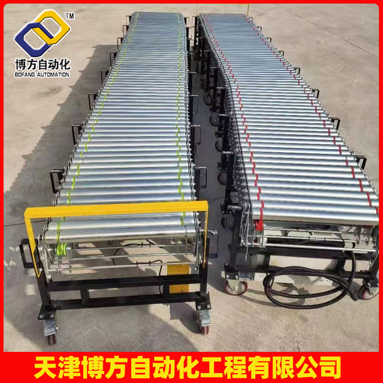 滾筒線(xiàn)裝車(chē)卸貨傳送帶